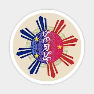 Baybayin word Pinagpala (Blessed) Magnet